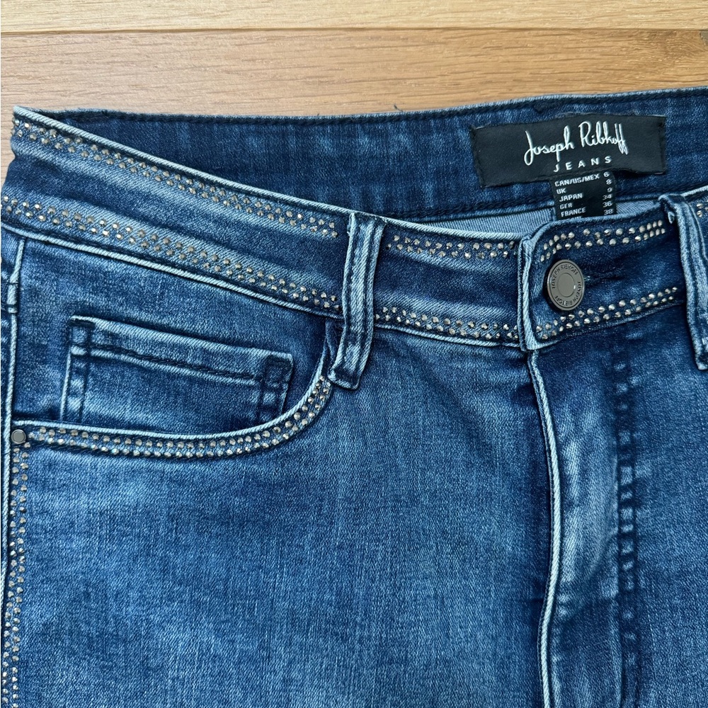 Joseph Ribcoff Rhinestone Jeans - Picture 5 of 6